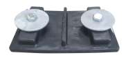 Plastic connector for ground protection mats - photos 1